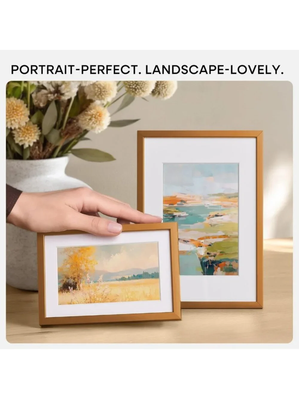 Elegant Bronze 4x6 Picture Frame - High-End Metal with 3x5 Mat & Glass
